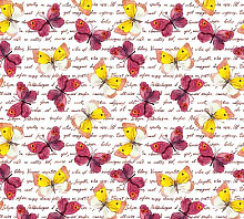Жёлто-розовые обои Divino Decor Фотопанно 3-х полосные D-037