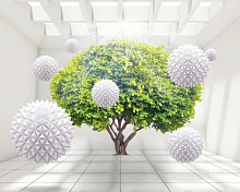 3D обои с рисунком деревья Design Studio 3D 3D Абстракция ABS-028
