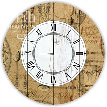 Декоративное панно для кухни Creative Wood Часы Кухонные